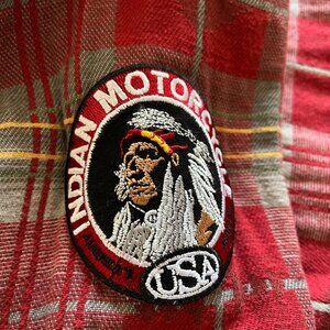 RRL Ralph Lauren Overshirt Men's XS Red Shacket Jacket Plaid Southwestern